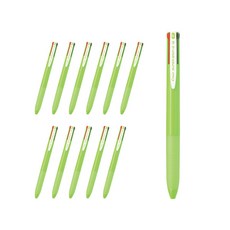 PILOT 百樂 Super Grip G4 4色多色原子筆 0.7mm BPKGG-35F, 淺綠色, 12個