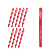 Pilot 百樂 Frixion 魔擦彩色筆 0.45mm SFFL-12F, 紅色, 10個