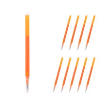 Pilot 百樂 Frixion 魔擦按鍵式專用替芯 0.5mm LFBKRF-12EF, 橘色, 10個
