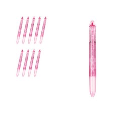 PILOT 百樂 Coleto 5色筆管 LHKCG25C, 圓點粉紅, 10個