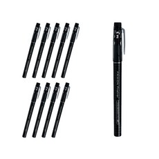 Pilot 百樂 Frixion 魔擦彩色筆 0.45mm SFFL-12F, 黑色, 10個