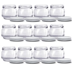 mir PP蓋 果醬瓶 嬰兒食品120, 100ml, 12個