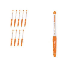 PILOT 百樂 FRIXION 彩色水性筆 0.6mm SFC-10M, 橘色, 10個