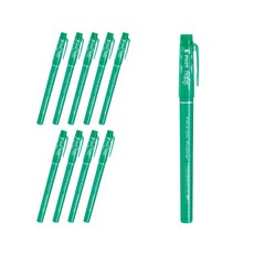 Pilot 百樂 Frixion 魔擦彩色筆 0.45mm SFFL-12F, 綠色, 10個