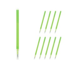 Pilot 百樂 Frixion 魔擦按鍵式專用替芯 0.5mm LFBKRF-12EF, 淺綠色, 10個