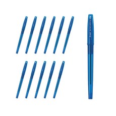 PILOT 百樂 SUPER GRIP G 蓋式油性原子筆 0.5mm BPS-GG-EF, 藍色, 12個
