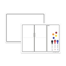 magpia 磁板橡膠磁鐵日程板M5+記號筆隨機送3p+磁鐵架隨機送4p套組