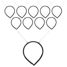 LivingDA DIY彈簧髮箍, 10個, 混色