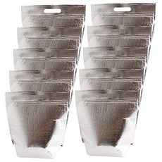 立式手提保冷袋 銀箔 大, 10個