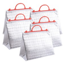 手提銀箔保冷袋 小, 5個