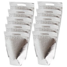 立式手提保冷袋 銀箔 小, 單一顏色