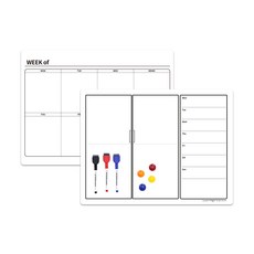 magpia 磁板橡膠磁鐵日程板M7+記號筆隨機送3p+磁鐵架隨機送4p套組