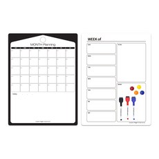 마그보드 고무자석 스케줄보드 M2 + 마카펜 랜덤발송 3p + 자석홀더 랜덤발송 4p 세트