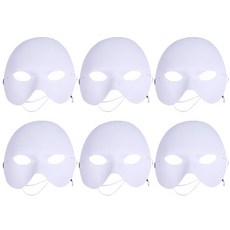 LivingDA 歌劇眼罩, 白色, 6個