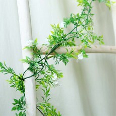 파티해 넝쿨 인테리어 가랜드 3p, 화이트플라워, 1개