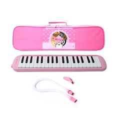 Morning Glory 口風琴+收納袋組, 粉色的, 1組