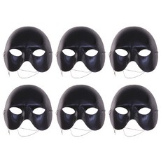LivingDA 歌劇魅影眼罩, 黑色, 6個