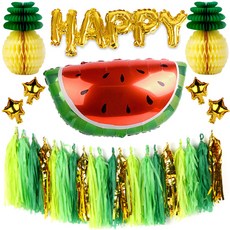 indi.k 快樂西瓜夏日派對組, 混色, 1套