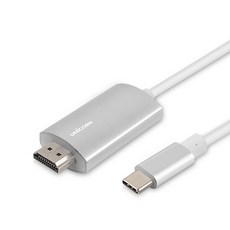 UNiCORN 4K 60Hz C 轉 HDMI 鏡像電纜 UHD60-MHL 2m, 單色, 1個