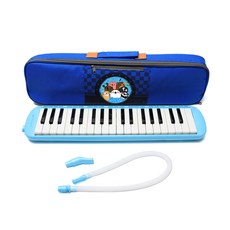 Morning Glory 口風琴+收納袋組, 藍色, 1組