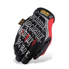 MECHANIX WEAR 原裝高耐磨手套, 黑+紅