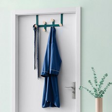 彩色門後掛衣架, 淺海綠色, 1個