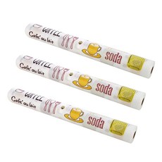 多用途防塵墊 寬型 3入, 紅色的