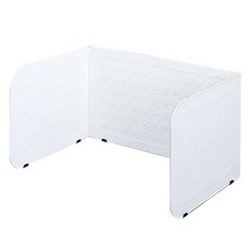 Beraseukoteu 折疊式廚房防油擋板, 白色, 1組