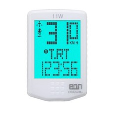 에코월 자전거 무선 속도계 백라이트 EON-11W, 화이트, 1개