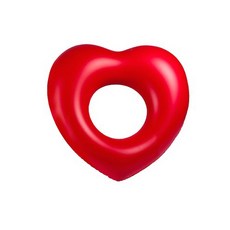 SWIM ABOUT 愛心造型泳圈 L號 120cm, 紅色, 1個