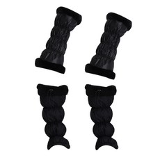 Ariche 冬季毛皮軟墊腳和手臂套組, 黑色的