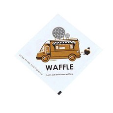 Hidden Object Waffle Wrap Bag 13 x 13 cm, 1入, 1000個