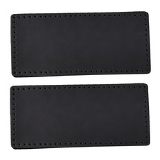 人造皮革包底 長方形 27 x 12 cm, 黑色