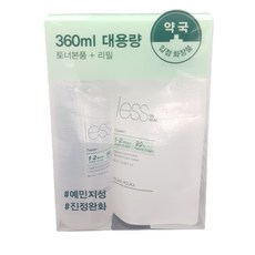 홀리카홀리카 레스온스킨 토너 리필 기획세트, 1개, 180ml