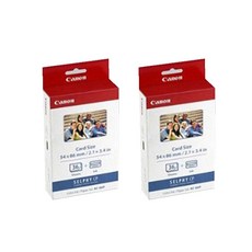 Canon 佳能 Selphy相片印表機專用相紙 + 墨水 KC-36IP, 2X3, 2個