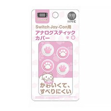 대니하우스 이이네 닌텐도 스위치 조이콘 냥이발 커버 동물의 숲 4p, 동물의숲 핑크냥이발, 1세트