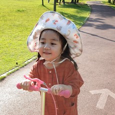 夢豆腐 兒童大帽簷漁夫帽