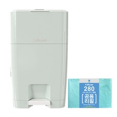 EZkan 尿布垃圾桶 EZ-270 + EZ-280R 補充包1捲, 薄荷綠