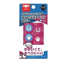 대니하우스 이이네 닌텐도 스위치 조이콘 냥이발 커버 파스텔펜더 4p, 딥블루/딥레드 냥이발/팬더