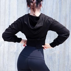 Naya Style女款瑜珈連帽T A-710-4