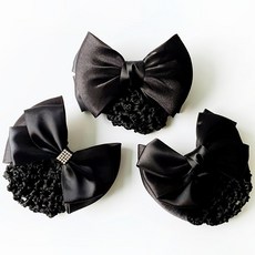 蝴蝶結髮網 3件組