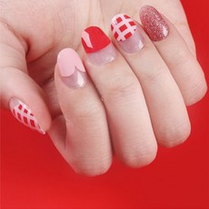 젤이뿜 젤네일 스티커, 토마토레드, 1개