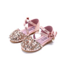 Lulushu 女童珠寶亮片涼鞋
