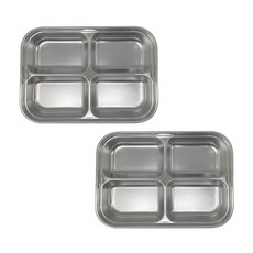 長方形 4 碗小吃板 2p, 單色