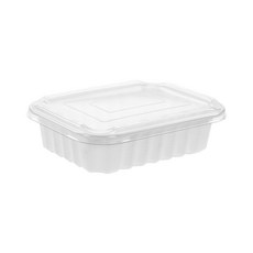 COOK&LOCK 密封容器 白色 190 x 150 x 50 毫米 900 毫升, 1入, 300個