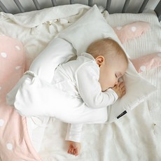 베베데코 마미품 유아 비드폼 토리 베개 세트, 핑크