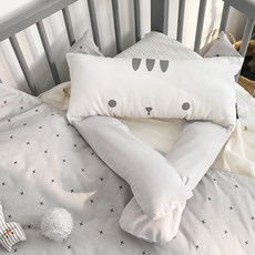 BEBE DECO 造型多功能枕頭組, 灰色