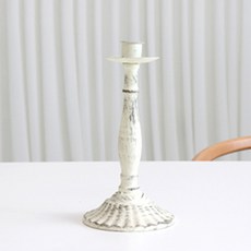 復古白色燭臺, 單一顏色