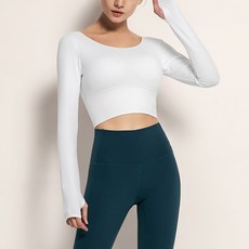 Allovefit 女性背部網紗附胸墊瑜珈上衣