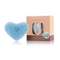 하트 곤약 클렌징 스펀지, WILD MINT, 1개